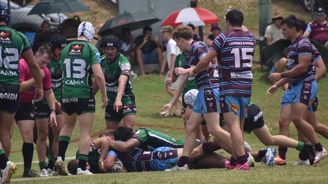Cyril Connell Cup, Round 1, CQ Capras versus Townsville Blackhawks at Webb Park, Yeppoon, on February 15, 2025.