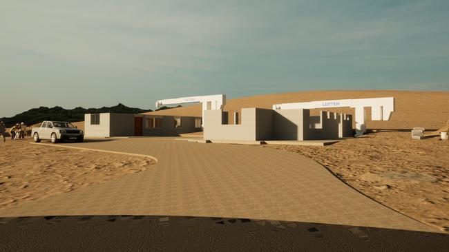 Luyten will build five 3D printed homes in the Northern Territory. Picture: Luyten