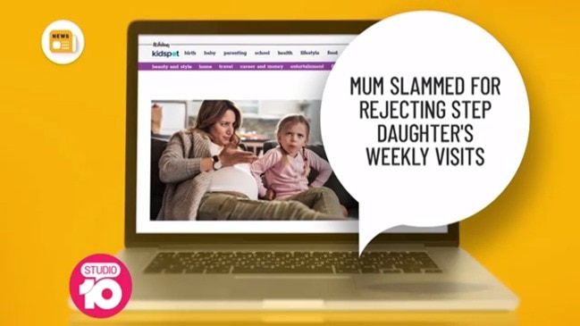 Blended families can be complicated, now one mum has admitted to not wanting to take her 2yo step-daughter every weekend because she will have just had a baby herself!