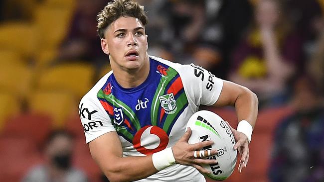 Reece Walsh is believed to be keen on leaving the Warriors and is set to join either the Dolphins or Broncos (Photo by Albert Perez/Getty Images)