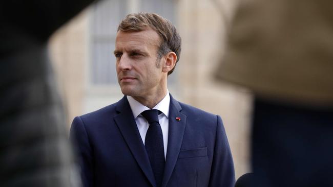 France’s President Emmanuel Macron. Picture: AFP