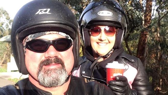 Mark Rodgers and Jodi Andrews were killed when their motorcycle veered into the path of oncoming traffic.