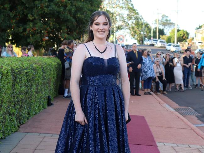 Kaylah Loveday at the 2023 Isis State High School formal. Image credit: Isis SHS.