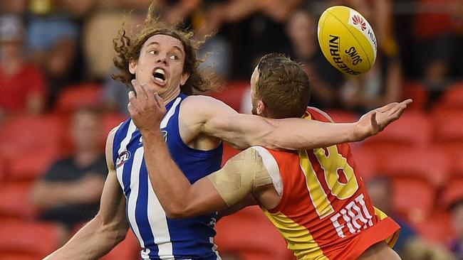 Roos forward Ben Brown is developing into a serious player. Picture: Getty Images