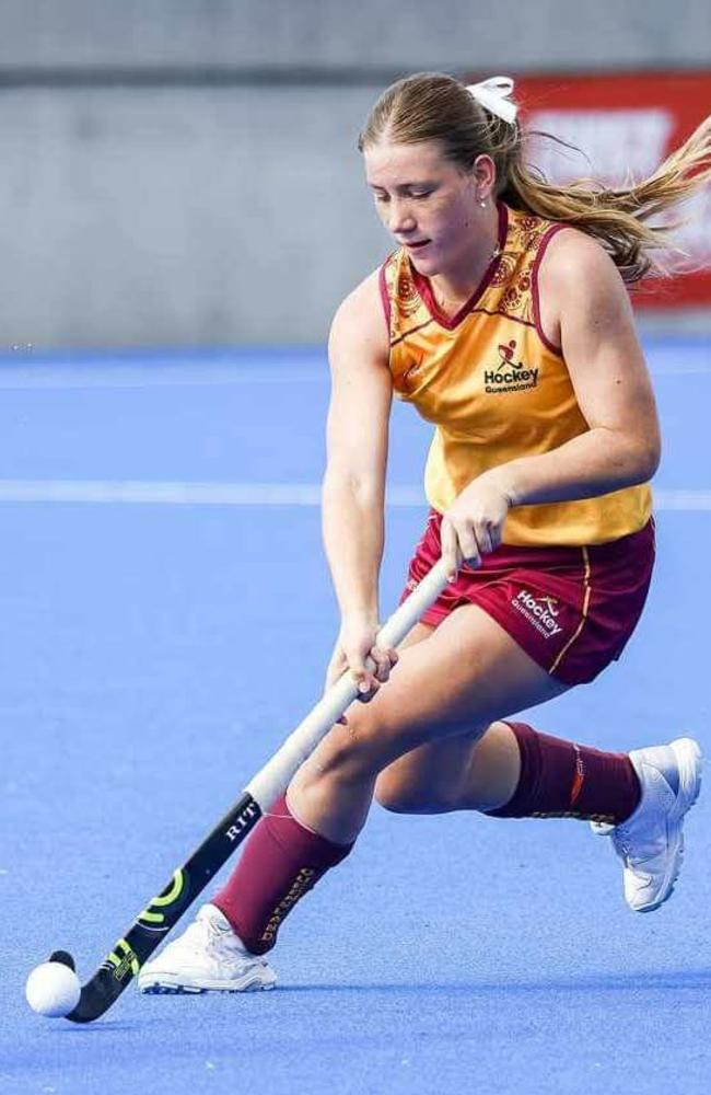 Sunshine Coast rising hockey talent Belle Jackson.