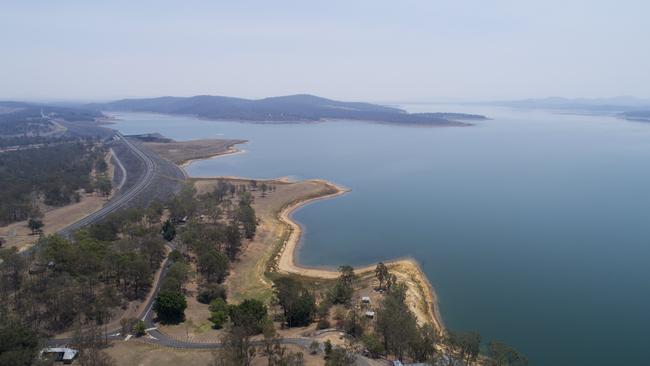 Wivenhoe Dam.