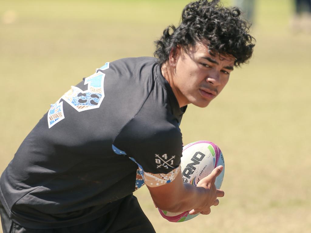 Iona College V Pine Rivers State High at the 2024 Gold Coast Titans All Schools Touch Football Picture: Glenn Campbell