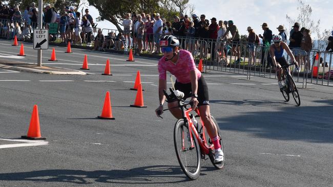 Athletes at the Sunshine Coast Ironman 70.3 2023.