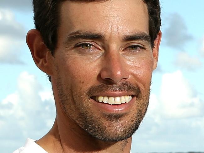 Gold Coast sailor and olympic gold medallist Mat Belcher ( white shirt) and teammate Will Ryan will be competing in the Australian 470 Championships on the Gold Coast this week. Picture Glenn Hampson