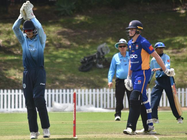 Parramatta wicketkeeper Charlie Akle. Picture: Sean Teuma