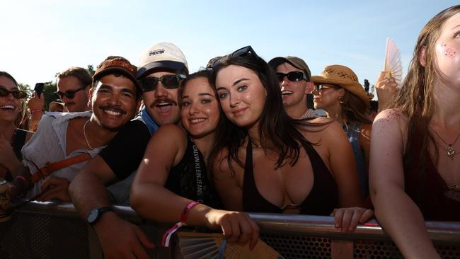 Crowds at BASSINTHEGRASS 2025 on May 17 at Mindil Beach. Picture: Pema Tamang Pakhrin