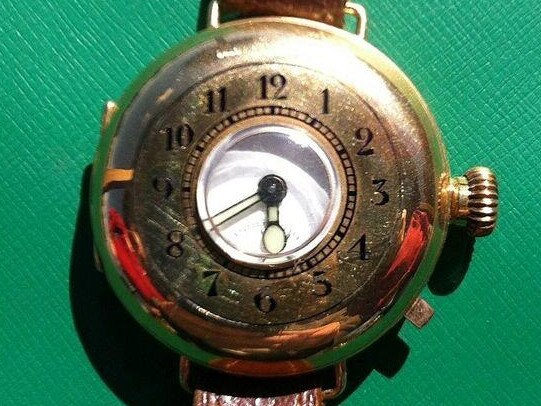 A watch valued at $50,000 has emerged during the History Festival from a private collector, given to aviator Sir Ross Smith in 1919. Picture: Tyr Liang