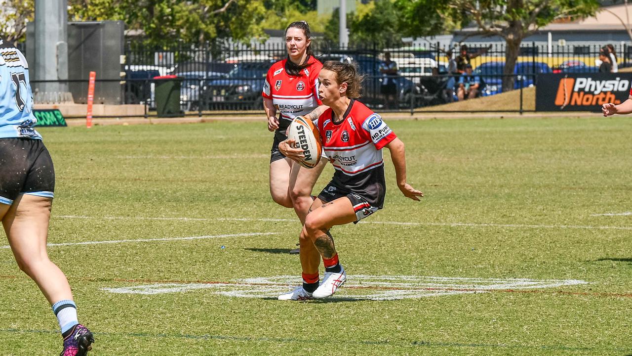 Rhiannon Fecht as the Litchfield Bears take on the Northern Sharks in the 2023 NRL NT semi final. Picture: Pema Tamang Pakhrin