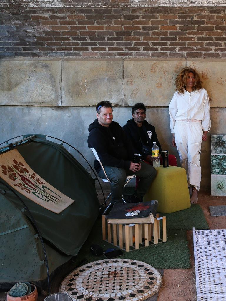 Tent cities are popping up across the city. Picture: NCA Newswire/ Gaye Gerard