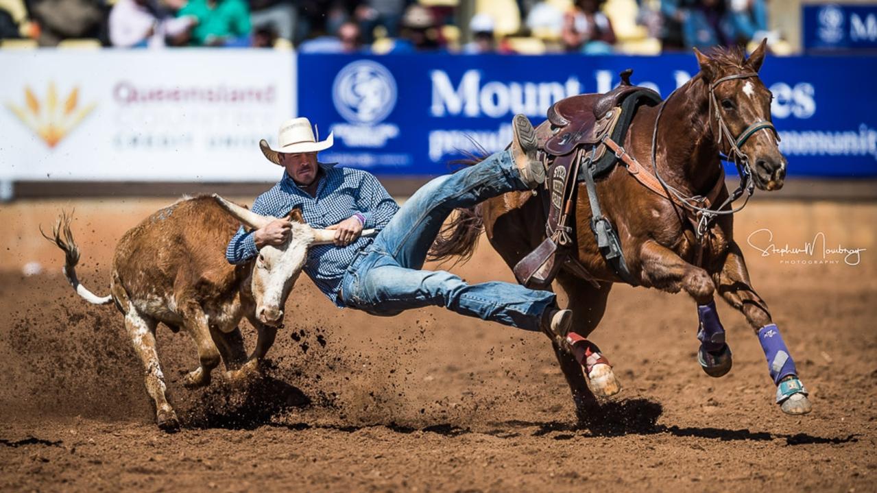 Mitch Eastwell will be aiming to win the rope and tie at the Warwick Rodeo starting Thursday night.