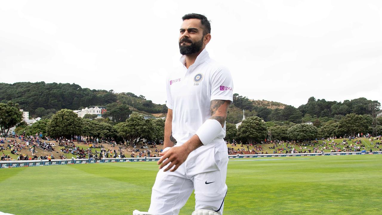 India’s Virat Kohli made his way back to the pavilion for two after he was outclassed by an unknown debutant who stands taller than Mitchell Starc.