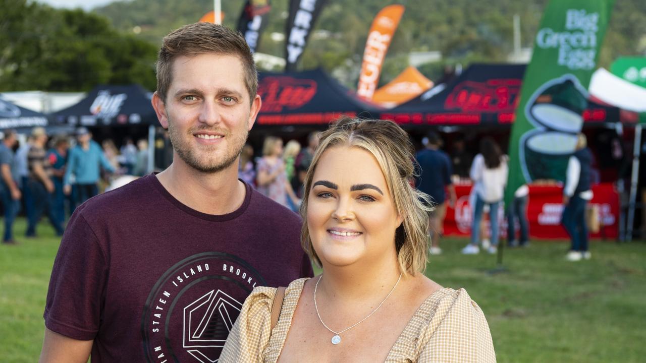 Luke and Alana Kenealy at Meatstock at Toowoomba Showgrounds, Friday, April 8, 2022. Picture: Kevin Farmer