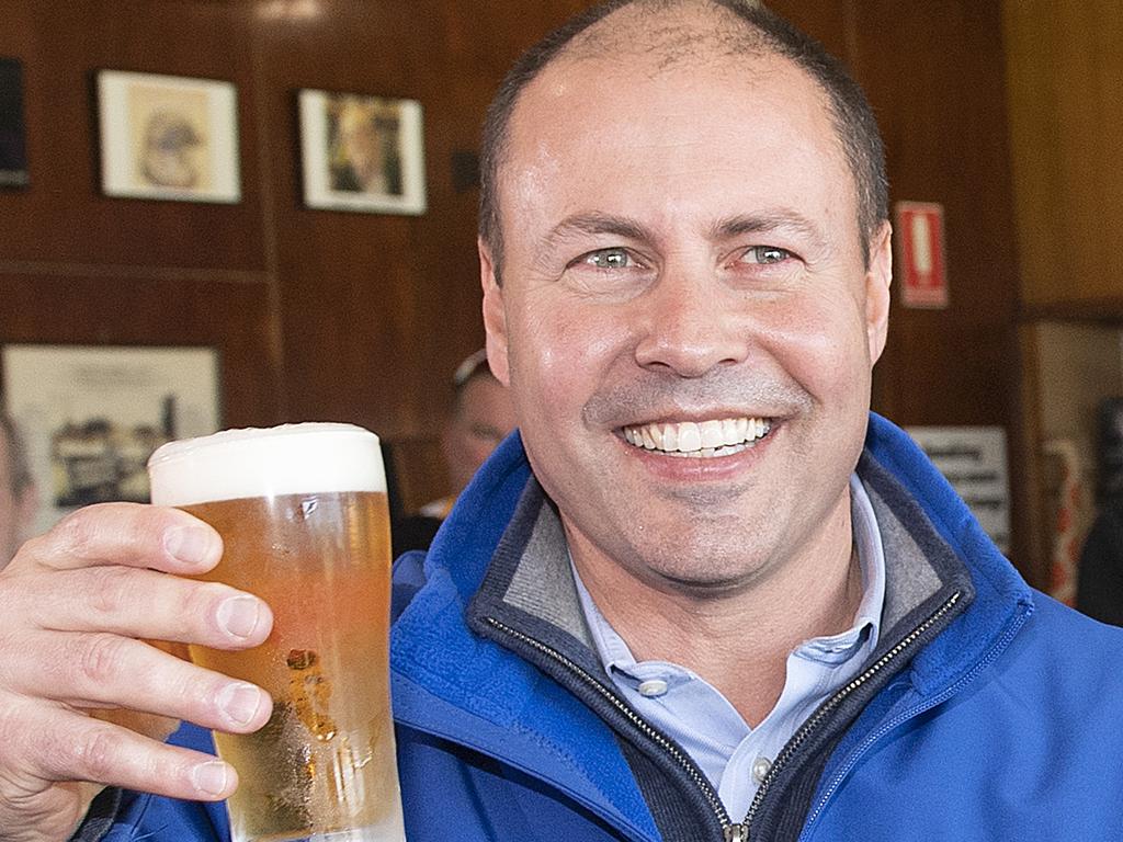 Treasurer Josh Frydenberg will give tax breaks to small brewers and distillers. Picture: Ellen Smith / AAP Image