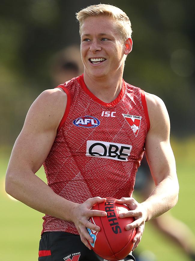 Isaac Heeney is in good shape heading into 2020.