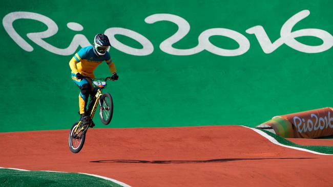 Sam Willoughby is a strong medal contender in the BMX race for Australia.