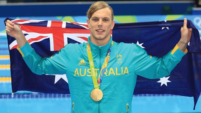 Kyle Chalmers won gold in Rio. Can he repeat the feat in Tokyo? Picture: Alex Coppel