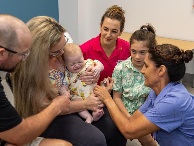 The NT government has funded a free meningococcal B vaccination program providing protection from the deadly disease for babies and teens. Picture: Pema Tamang Pakhrin