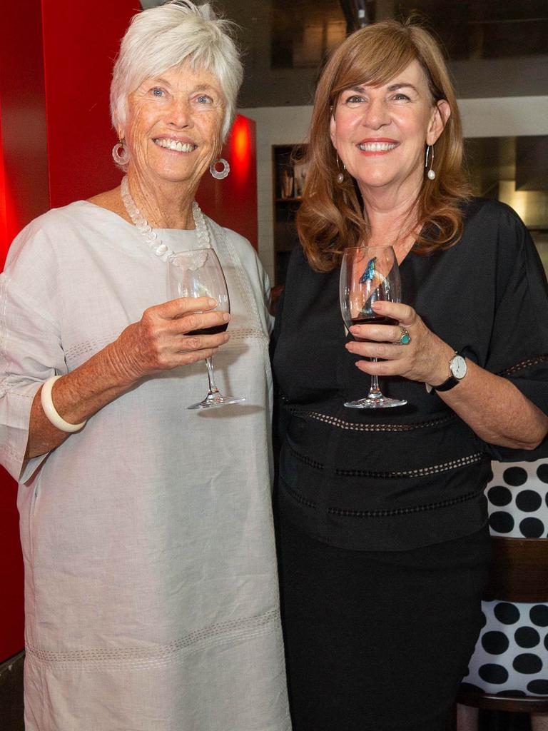 Helen Smith and Deborah Day at Bucci's seventh birthday celebrations. Picture: Stephen Archer