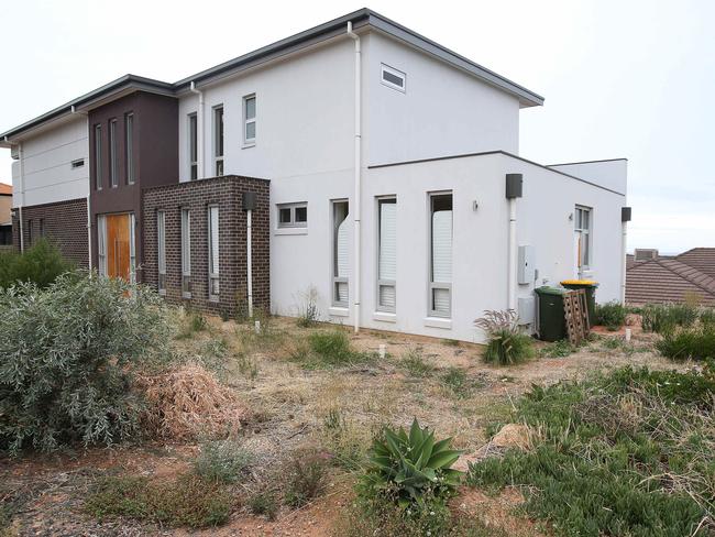 The house on The Cove Road, Marino, stands on a rise and overlooks the ocean. Picture: Stephen Laffer