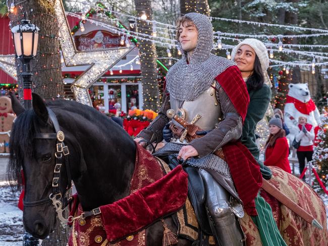 The Knight Before Christmas stars Josh Whitehouse and Vanessa Hudgens.