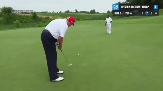 Bryson DeChambeau’s Donald Trump video is exploding on YouTube