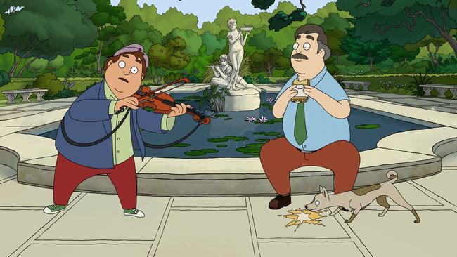 Josh Gad is the voice of Birdie (left) in the Apple TV+ animated comedy musical Central Park, which was a labour of love for the actor.