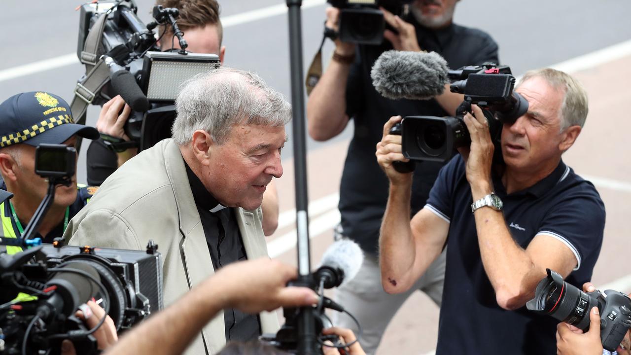 Cardinal George Pell has been found guilty of historical child sexual offences. Picture: Con Chronis / AFP. 