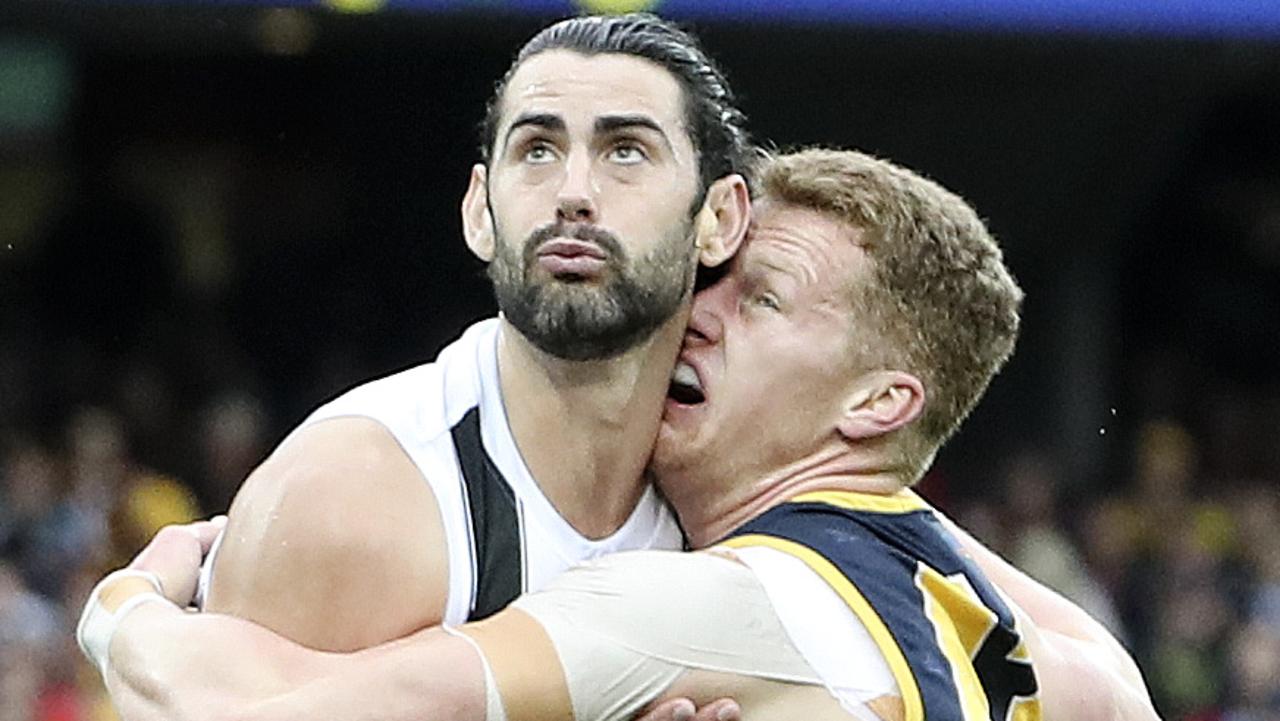 Brodie Grundy could re-sign with Collingwood sooner than many think. Picture: Sarah Reed