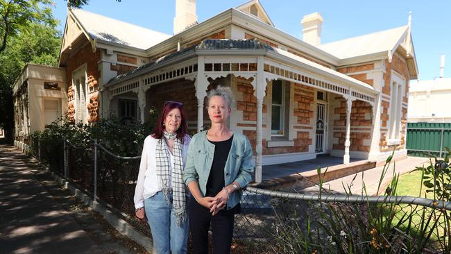 Jen Byrne and Joanna Wells say residents are “amazed and horrified” at the plan. Picture: Tait Schmaal