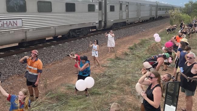 Mooning of the Ghan March 11, 2025. Picture: Thomas McLean