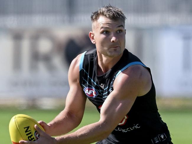 Ollie Wines is back in the middle for Port Adelaide. Picture: Mark Brake/Getty Images