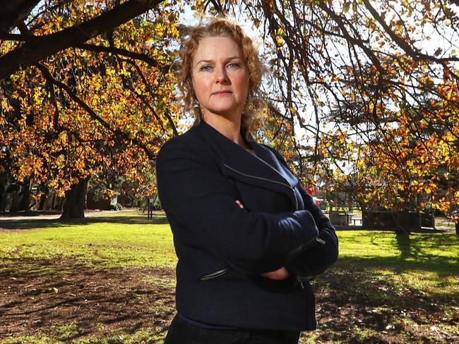 17/07/18 Australian author Emma Viskic will be at the upcoming Edinburgh Festival and is one of several leading the way in a new era of Australian crime novels. Aaron Francis/The Australian