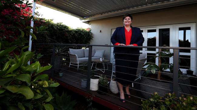 Kate Callaghan at her house in Mount Hawthorn, in Perth’s north Picture: Colin Murty