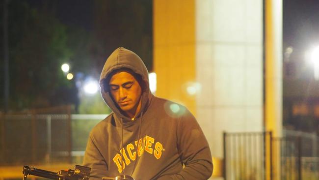 Salani Mila, pictured, was left unconscious after a brawl outside the Beresford. A magistrate has told his group of mates they may not have ended up in court had he not pursued his attacked.