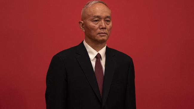 Xi Jinping’s chief of staff Cai Qi. Picture: Getty Images.