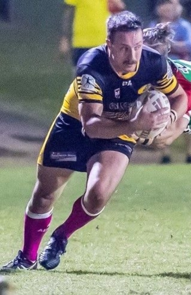 Josh Totoro in action for Caboolture.