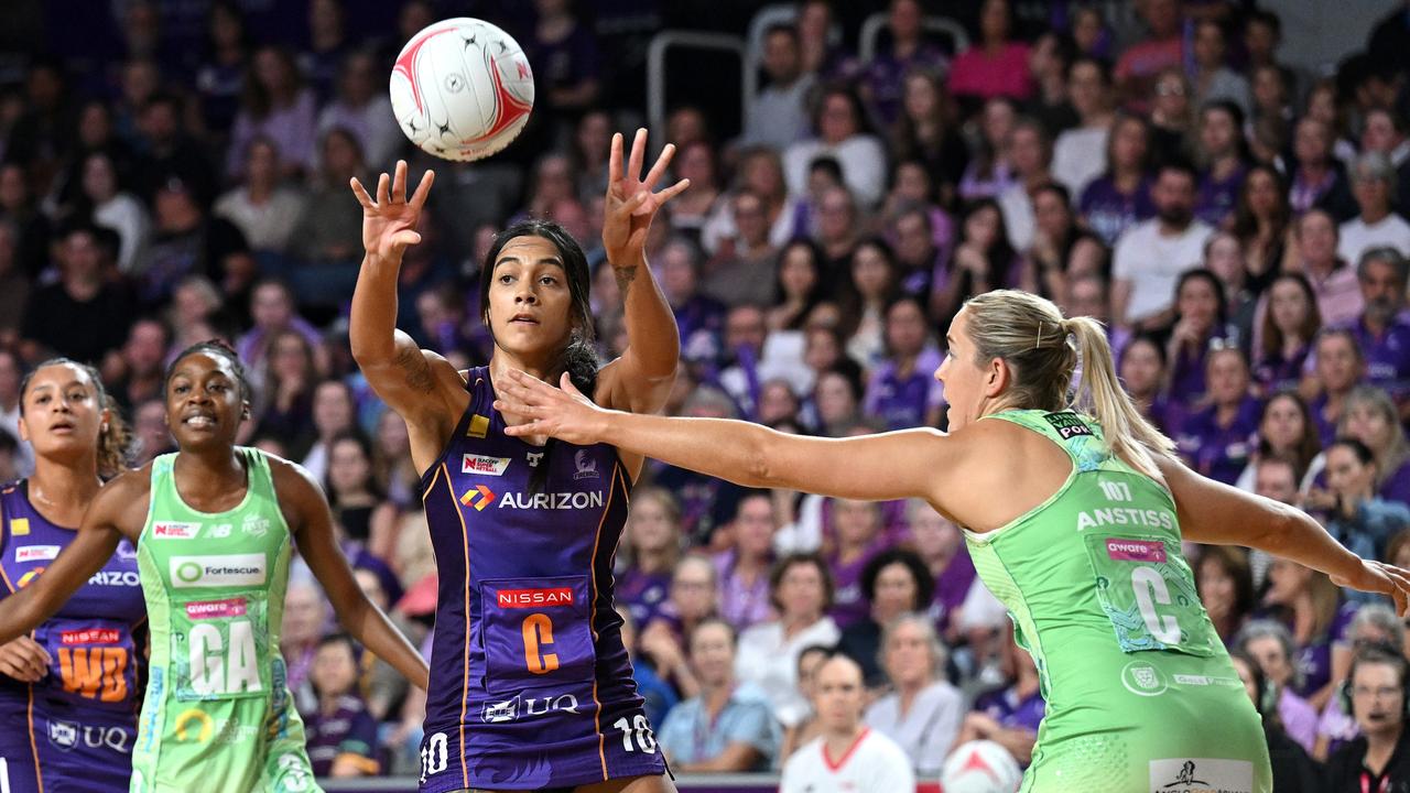 Hulita Veve is continuing to excel for the Firebirds. Picture: Getty