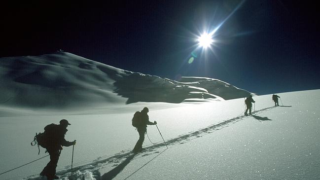 The rapid melt has seen the ‘snowpack’ turn to ice, meaning the highest glacier on the world’s tallest mountain cannot reflect the sun.