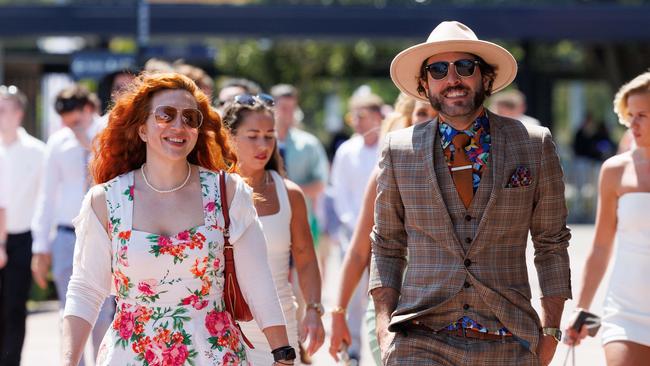 Dressed for a day at the races. Picture: David Swift