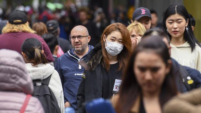 Victoria has opened several coronavirus testing clinics in preparation for a “likely pandemic”. (Photo by William WEST / AFP)