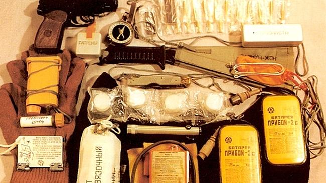 No packets of minestrone, here. The NAZ-3 survival kit for Soviet cosmonauts in the event of a crash landing contained a handgun