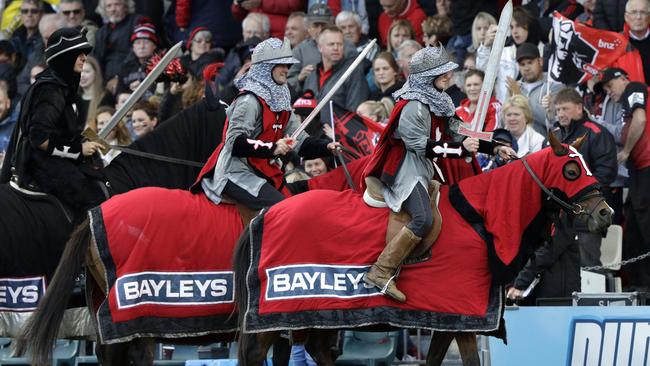 The Canterbury Crusaders knights. Picture: AP 