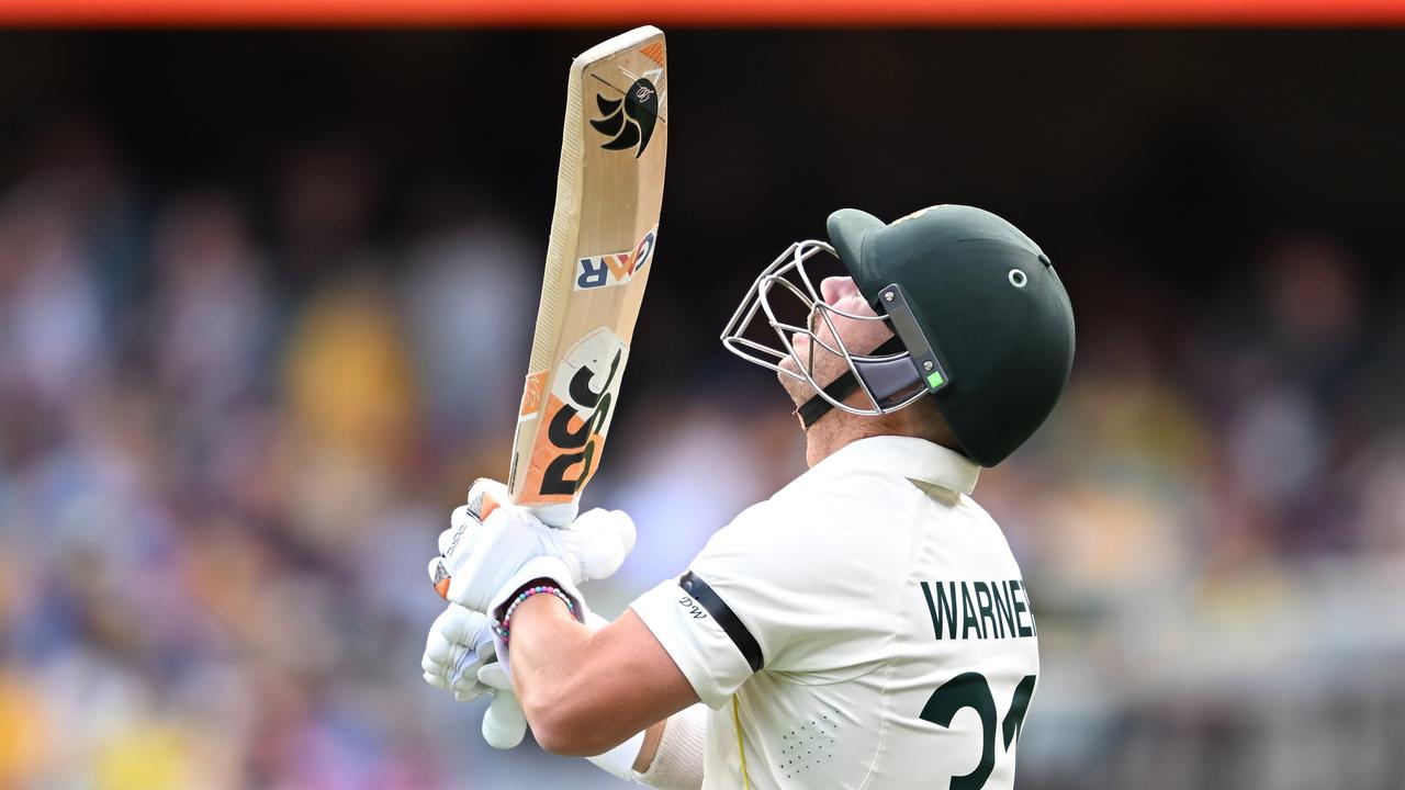 David Warner hasn’t scored a century in nearly three years, and his future in the Test team is ‘in doubt’ according to Mark Waugh. Picture: Getty