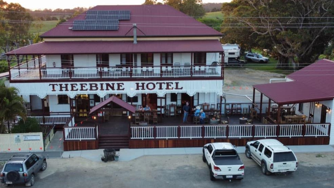 Jackson Macdonald injected close to $1 million into the revival of the Theebine Hotel. Picture: Facebook