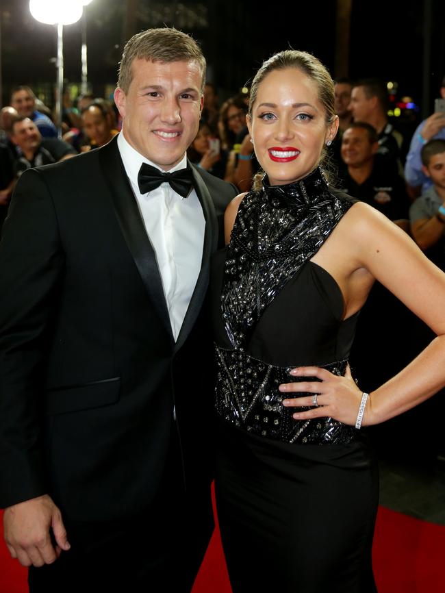 Trent Hodkinson and Chantelle Traficante.